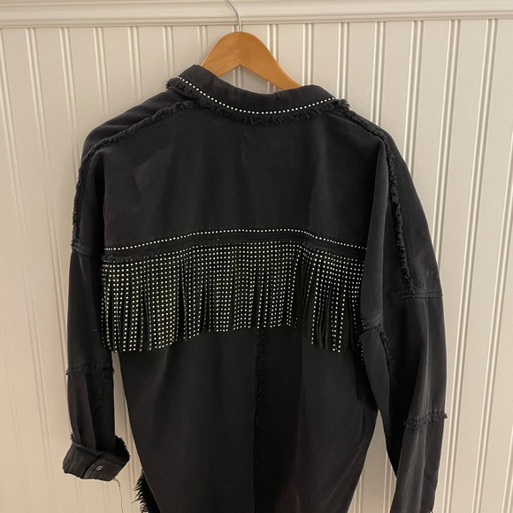 Zara Oversized Fringe Jacket - Picture 6 of 6